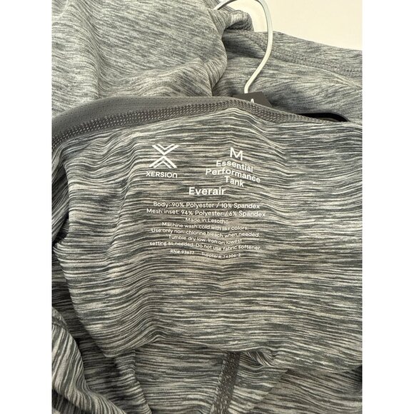 Xersion Womens Essential Performance Tank Top Medium Gray Polyester & Spandex - Picture 5 of 5